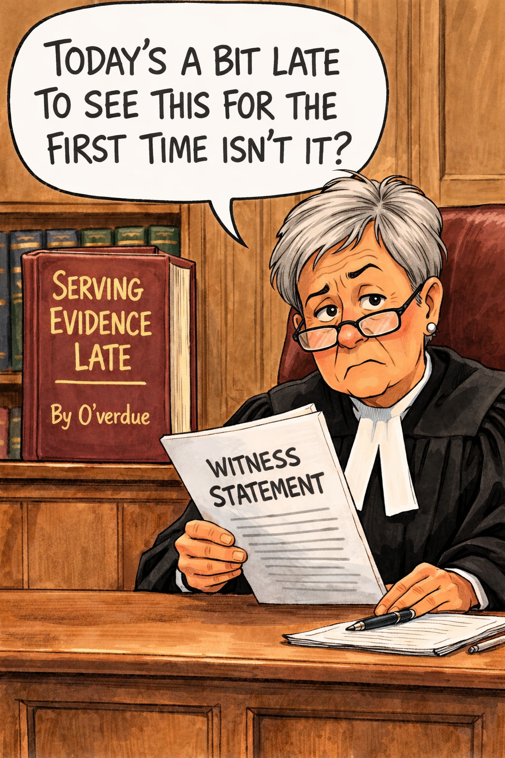 APPLICATION TO ADDUCE NEW WITNESS STATEMENT ON THE FIRST DAY OF THE ...