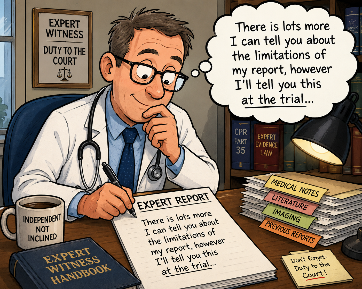 EXPERT WATCH 47: AN EXPERT CANNOT OMIT MATTERS FROM THEIR REPORT ON THE ...